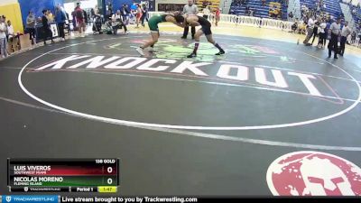 138 Gold Quarterfinal - Nicolas Moreno, Fleming Island vs Luis Viveros, Southwest Miami