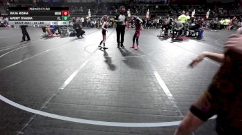 55 lbs Semifinal - Julia Risha, Monroe Twp vs Avery O'Hara, F.l.o.w.
