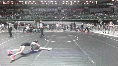 60 lbs Consi Of 8 #2 - Rachel Laterra, Cordoba Trained vs Grace Lawless, Pittsgrove Wrestling Association