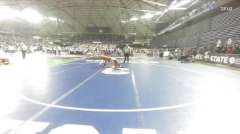 Boys 1A 132 lbs Quarterfinal - Lemuel Lustre, Zillah vs Aengus Gillikin, Cascade (Leavenworth)