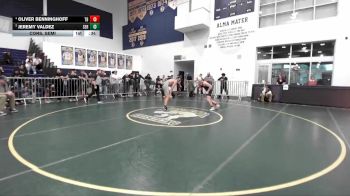 138 lbs Cons. Semi - Oliver Benninghoff, Trabuco Hills vs Jeremy Valdez, Servite