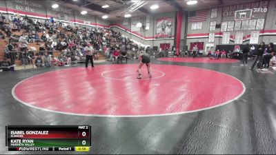 110 lbs Cons. Round 2 - Isabel Gonzalez, Elsinore vs Kate Ryan, Murrieta Valley