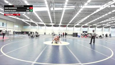 149 lbs Round 2 - Josh Saunders, Cornell vs Dustin Elliott, Bloomsburg