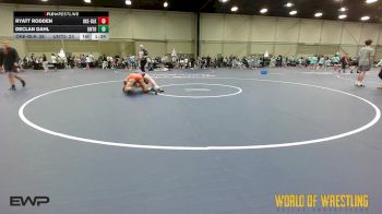 135 lbs Rr Rnd 3 - Ryatt Rodden, OK Elite 14U Black vs Declan Dahl, Untouchables 14U Purple