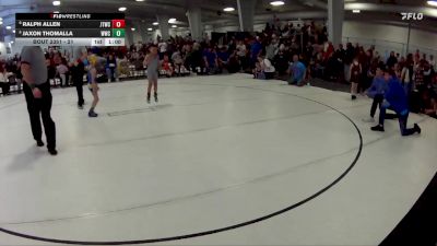 21 lbs 1st Place Match - Jaxon Thomalla, Wahoo Wrestling Club vs Ralph Allen, Junior Titans Wrestling Club