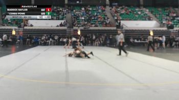 6A 144 lbs Champ. Round 2 - Coreu Powe, Gardendale Hs vs Maddox Naylor, Hartselle