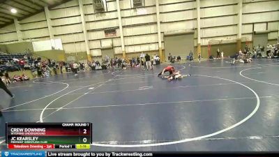 57 lbs Champ. Round 1 - Jc Kearsley, Fremont Wrestling Club vs Crew Downing, Wyoming Underground