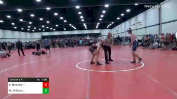157 lbs Consolation - Elijah Binckley, NC vs Matthew Phillips, GA