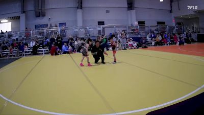 35-38 lbs Semifinal - Kyeden Pena, ReZults Wrestling vs Annamari Galvan, Lubbock-Cooper High School Wrestling