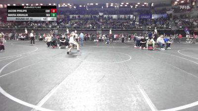 120 lbs Round Of 16 - Jacob Philips, Central Youth Wrestling vs Nikita Kruhlik, Triumph Trained