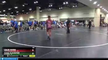 145 lbs Quarters & Wb (16 Team) - Chloe Mader, Nebraska Tidal Wave vs Maria Slaughter, STL Green