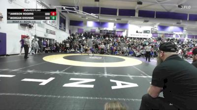 Boys 115 lbs Semifinal - Jameson Rogers, Corning Boys vs Morgan Stevens, Shasta Boys