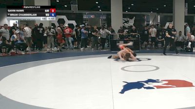74 kg Champ. Rd Of 128 - Gavin Hawk, NJRTC vs Brian Chamberlain, Wyoming Seminary School