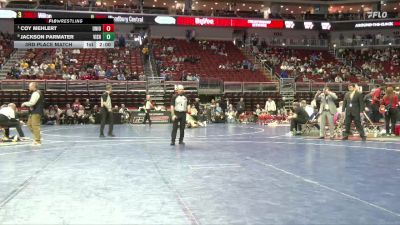 2A-106 lbs 3rd Place Match - Coy Mehlert, Union, LaPorte City vs Jackson Parmater, Vinton-Shellsburg