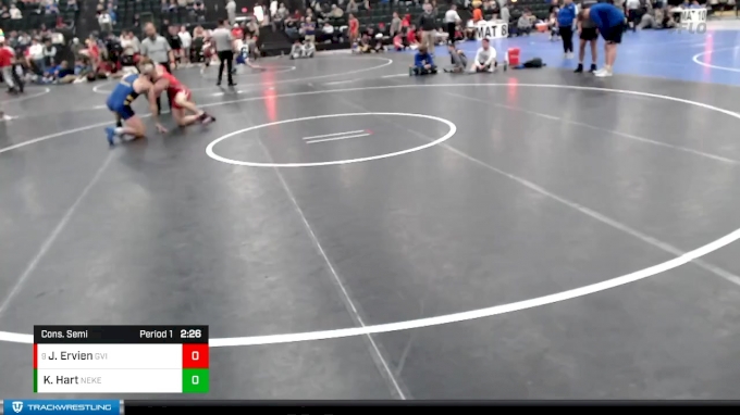 165 lbs Cons. Semi - Jack Ervien, Grand View (Iowa) vs Kaden Hart ...