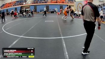 285 lbs Cons. Round 3 - Logan Brown, McDonogh School vs Evan Smith-Matlock, St. Frances Academy