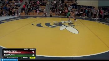 55 lbs Champ. Round 2 - Calvin Doll, Paynesville vs Landon Thom, Pursuit Wrestling Minnesota