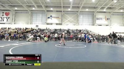 127-131 lbs Round 3 - Maddy Oyer, Franklinville Wrestling Club vs Katarina Corwin, Warrior Warehouse Wrestling