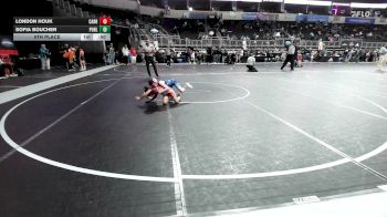 58 lbs 5th Place - London Houk, Carrollton Youth WC vs Sofia Boucher, Purler