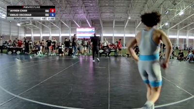 120 lbs Cons. Semis - Jayren Chan, California vs Emilio Escobar, California