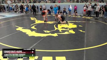 149 lbs Cons. Round 2 - Carlitto Ritter-Hamley, Juneau Youth Wrestling Club Inc. vs Chance Riley-Alexie, Anchorage Freestyle Wrestling Club