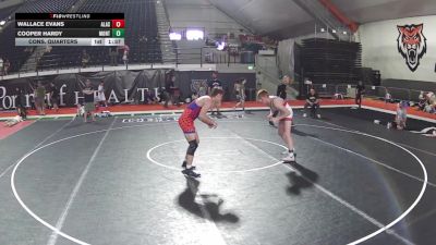 157 lbs Cons. Quarters - Wallace Evans, Alaska vs Cooper Hardy, Montana