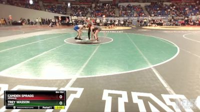 6A-132 lbs Champ. Round 2 - Camden Spragg, Sprague vs Trey Wasson, Grant