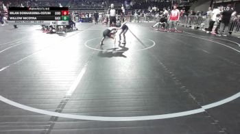 60 lbs Semifinal - Milani Donnarumma-Ostuni, Cordoba Trained vs Willow Nicotra, Hackettstown