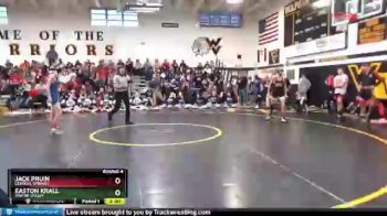 113 lbs Round 4 - Easton Krall, Wapsie Valley vs Jack Pruin, Central Springs