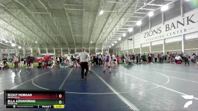 120 lbs Cons. Round 3 - Ella Aznavorian, Ridgeline vs Scout Morgan, Salem Hills