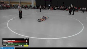 93 lbs Champ. Round 1 - Benjamin Fisher, Oklahoma vs Zion Mogard, Central Iowa Wrestling Club /Team Intensity