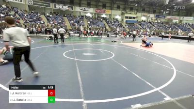 145 lbs Quarterfinal - Jerry Holdren, Holly vs Jayson Batalla, Greeley United