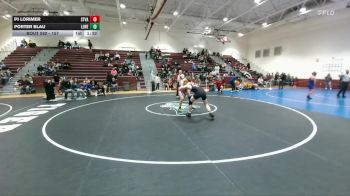 157 lbs Semifinal - Pj Lorimer, Star Valley vs Porter Blau, Lovell