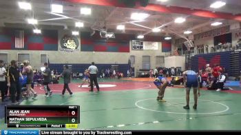 138 lbs Champ. Round 1 - Nathan Sepulveda, Brawley vs Alan Jean, Montgomery