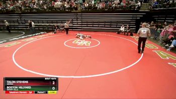 157 lbs 5th Place Match - Boston Hillyard, Desert Hills vs Talon Stevens, Uintah