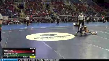 113 lbs Semis & Wb - Trenton Klatt, #2 New Salem-Almont vs Liam Lepp, #3 South Border