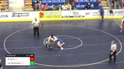 157 lbs Round Of 32 - Bode Terry, Diocese Of Erie vs Matthew McCormick, Souderton