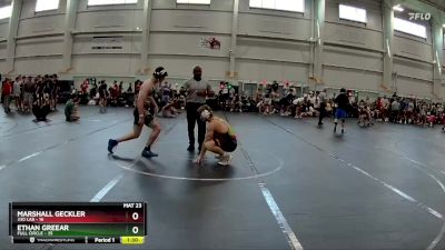 157 lbs Round 3 (6 Team) - Marshall Geckler, 330 Lab vs Ethan Greear, Full Circle