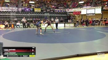 165 lbs Cons. Round 2 - Cole Mathes, Humboldt vs John McEvoy, Easton-Pleasant Ridge