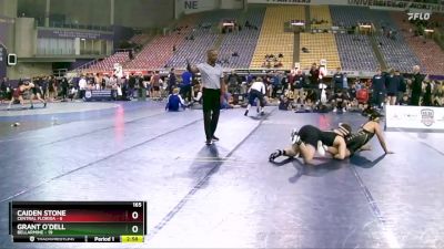 165 lbs Round 3 (8 Team) - Grant O`Dell, Bellarmine vs Caiden Stone, Central Florida