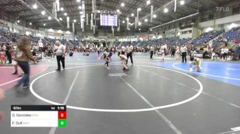 82 lbs Semifinal - Drake Gonzales, Steel City Reloaded WC vs Forest Dull, Mattime