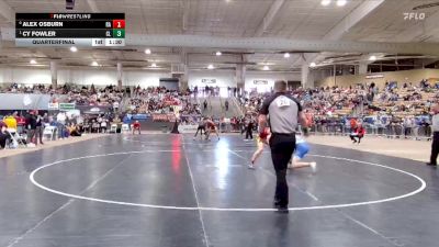 AA 175 lbs Quarterfinal - Cy Fowler, Cleveland High School vs Alex Osburn, Ravenwood High School