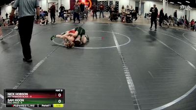 88 lbs Finals (2 Team) - Sam Moon, Full Circle vs Nick Hobson, Mat Warriors Black