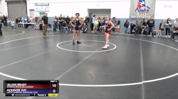 130 lbs 3rd Place Match - Mckenzie Ray, Arctic Warriors Wrestling Club vs Jillian Brady, Interior Grappling Academy