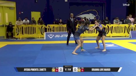 Brianna Love Margo vs Ayeska Pimentel Zanetti 2025 Pan IBJJF Jiu-Jitsu No-Gi Championship