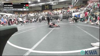 52 lbs Consi Of 8 #2 - Jace Wright, Tuttle Wrestling vs Daxton Wise, Tecumseh Youth Wrestling
