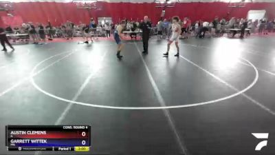 145 lbs Cons. Round 4 - Austin Clemens, IL vs Garrett Wittek, MN