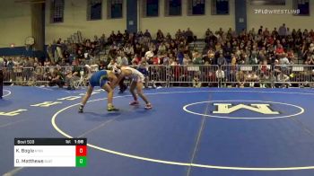 132 lbs Semifinal - Kaya Bogle, Hingham vs Devin Matthews, Gilbert