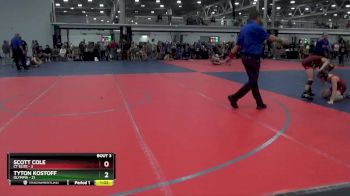 92 lbs Round 2 (4 Team) - Tyton Kostoff, Olympia vs Scott Cole, CT Elite