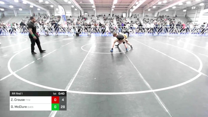 112 lbs Rr Rnd 1 - Zane Crouse, TYW New Breed Jr High vs Drake McClure ...